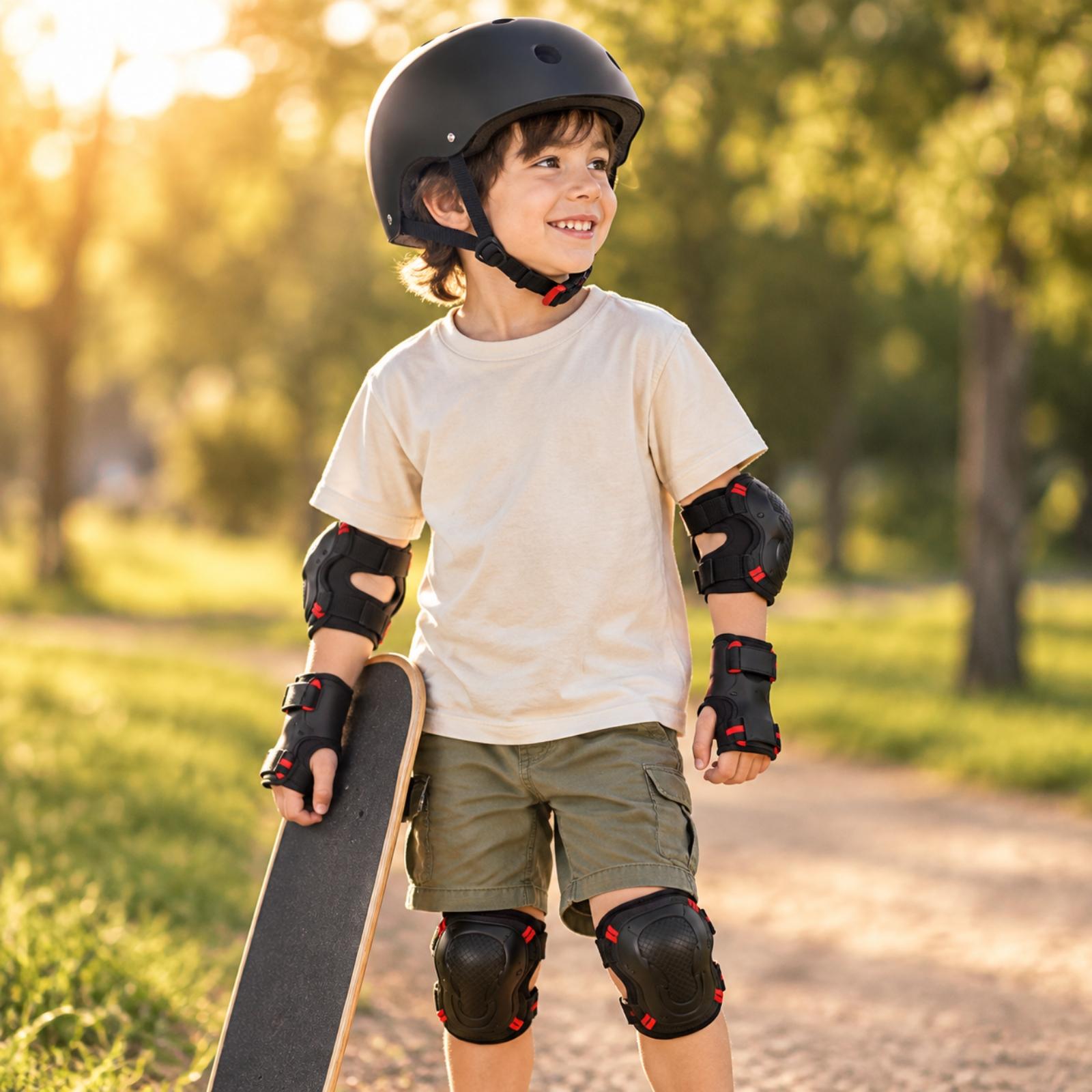 Scooter Helmet Set - ABS Hard Shell Skate Helmet with