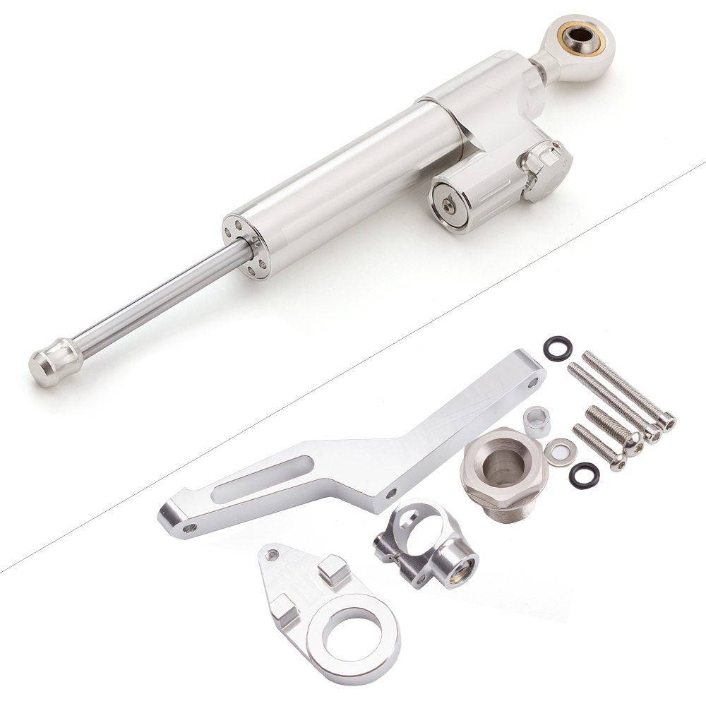 Carbon Dampers For Kawasaki Ni - đánh giá và giá Steering Damper Stabilizer Kit Cnc
