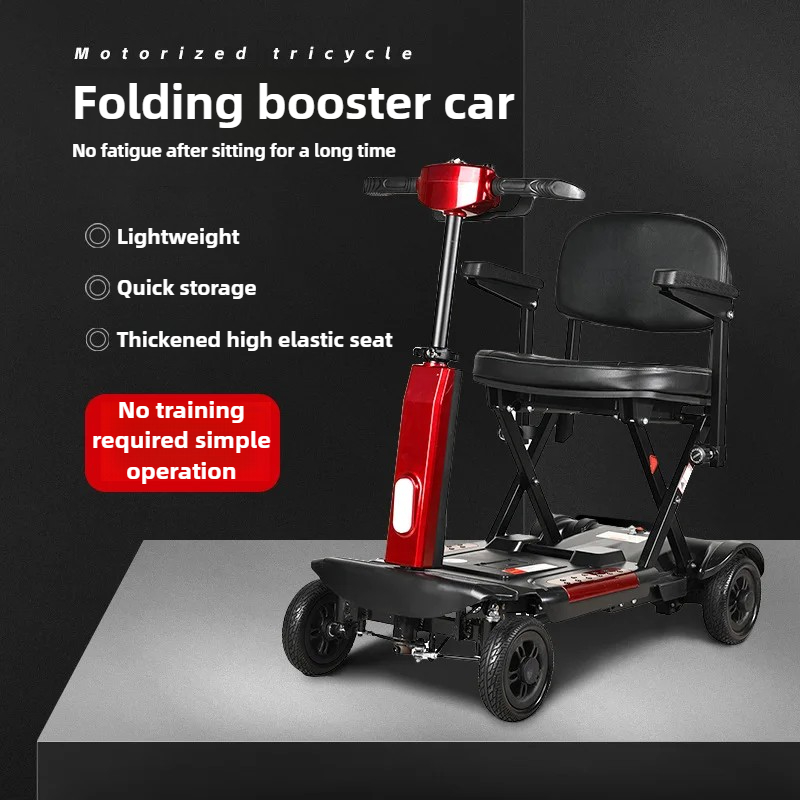 NEW 4-wheeled Elderly Disabled - đánh giá và giá Folding Electric Scooter