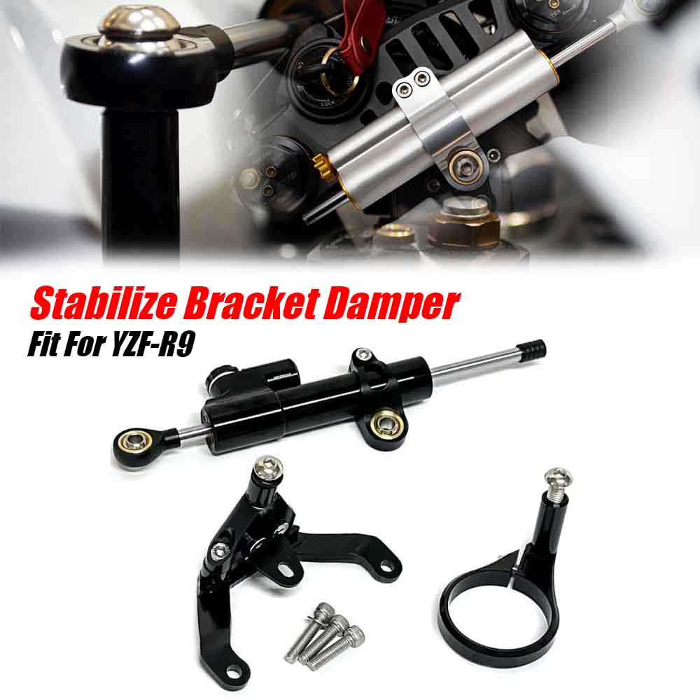 For YZF-R9 YZF R9 2025 2026 St - đánh giá và giá Steering Damper Stabilizer Kit Cnc