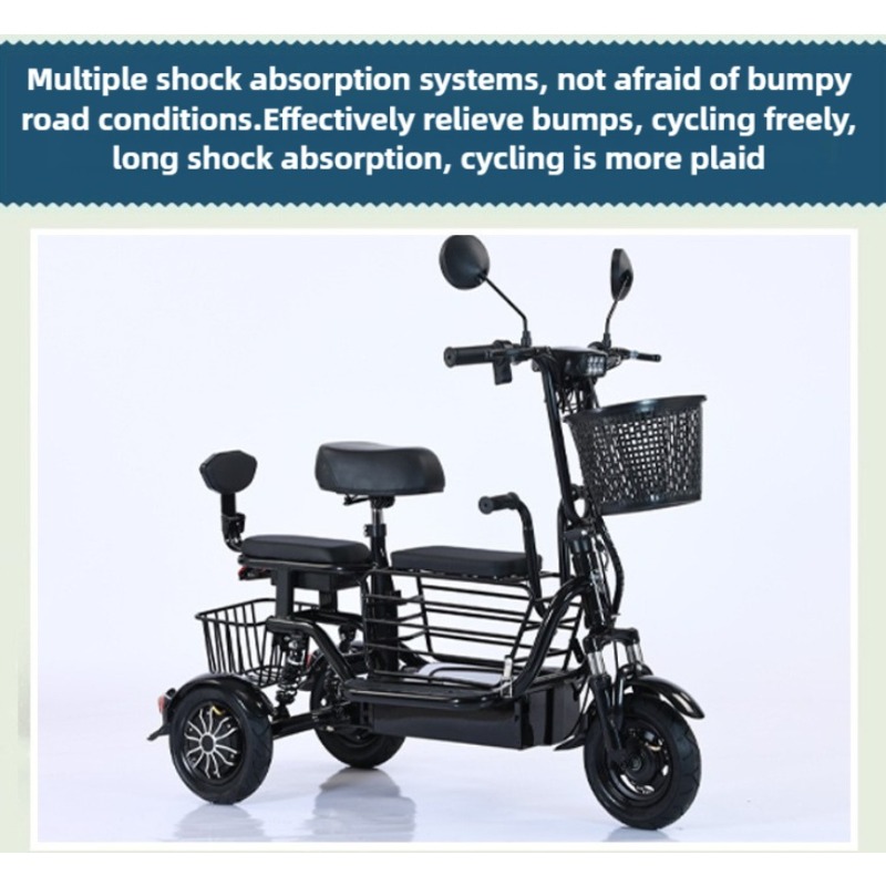 NEW Adult Tricycle Travel Pare - đánh giá và giá Folding Electric Scooter