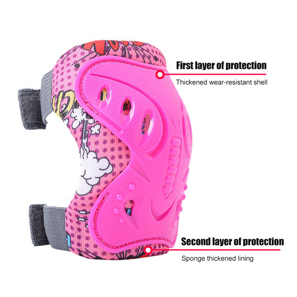6Pcs Kids 3-12 Years Knee Elbo - đánh giá và giá Scooter Helmet Set